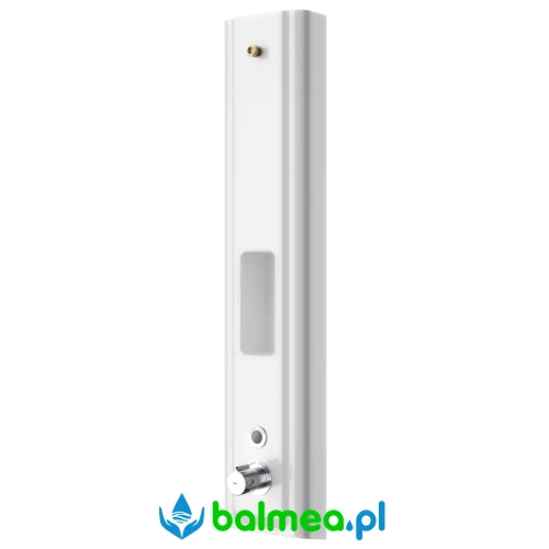 Panel natryskowy z tworzywa mineralnego MIRANIT z półką na żel pod prysznic.webp