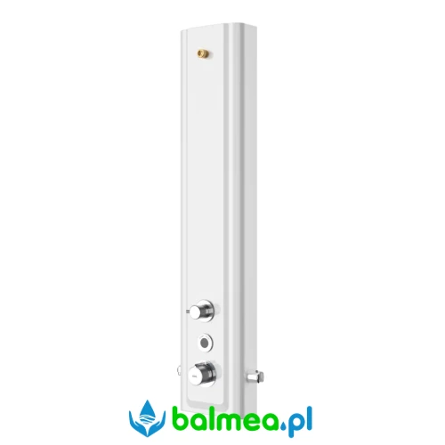 Panel natryskowy z tworzywa mineralnego MIRANIT z przełącznikiem pomiędzy głowicą a słuchawką natryskową.webp