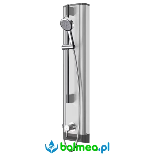 Panel natryskowy ze stali szlachetnej ze słuchawką natryskową.webp