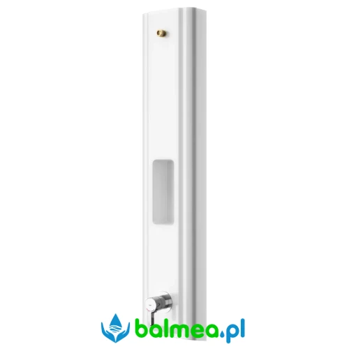 Panel natryskowy z MIRANITu z półką na żel pod prysznic.webp