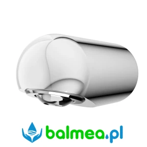 Głowica natryskowa do montażu ściennego  z polerowanego mosiądzu