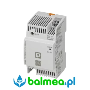 Zasilacz przeznaczony do montażu na szynie montażowej o długości kabla 100 m