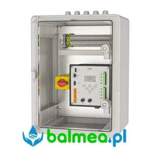 Szafa sterownicza ze sterownikiem funkcji ECC2 z tworzywa sztucznego o wymiarach 300 x 400 x 220 mm
