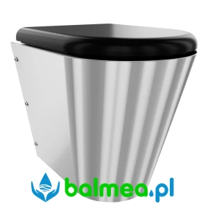 Stalowa miska WC wisząca o wymiarach 500 x 456 x 360 mm