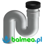 Syfon do misek tureckich i zlewów na fekalia