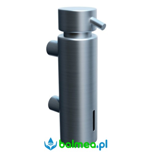 Dozownik mydła w płynie MERIDA mocowany do ściany poj. 300 ml - mosiądz chromowany matowy.jpg