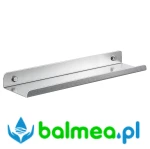 Stalowa półka do montażu natynkowego o wymiarach 300 x 30 x 80 mm