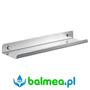 Stalowa półka do montażu natynkowego o wymiarach 300 x 30 x 80 mm