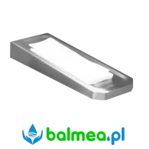 Stalowa półka o wymiarach 140 x 50 x 370 mm