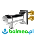 Samozamykająca bateria ścienna do montażu od strony pomieszczenia technicznego