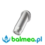 Stalowa wylewka ścienna do podtynkowych armatur umywalkowych