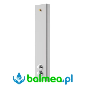 Panel natryskowy ze stali szlachetnej o wymiarach 232 x 1160 x 90 mm