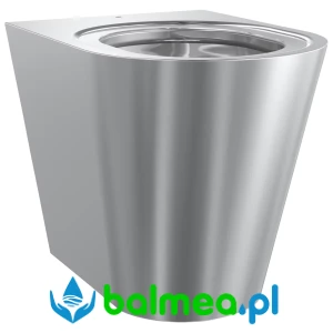 Stalowa miska WC wisząca o wymiarach  360 x 400 x 500 mm