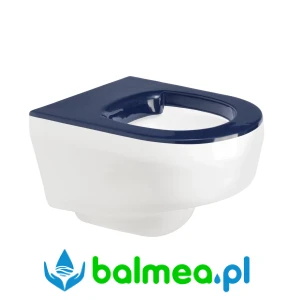 Miska WC wisząca z tworzywa sztucznego o wymiarach 400 x 370 x 510 mm