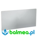 Ścianka tylna ze stali szlachetnej o wymiarach 250 mm x 500 mm