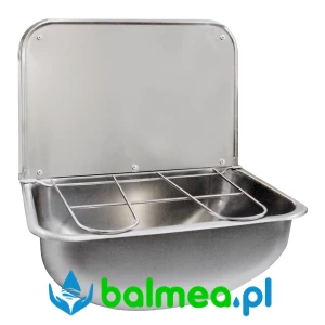 Komora gospodarcza ze stali szlachetnej o wymiarach 436 x 190 x 339 mm