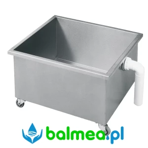 Stalowa komora z osadnikiem szlamu o wymiarach 600 x 360 x 550 mm