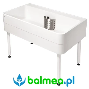 Komora warsztatowa z półką na armaturę i odpływem rurkowym