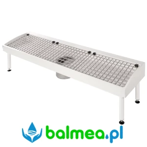 Myjka do butów i kaloszy z trzema miejscami do mycia o wymiarach 2100 × 175/500 × 510 mm