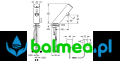 Bateria umywalkowa F3 FRANKE F3EM1007 rysunek techniczny.png