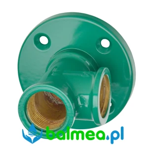 Złączka ścienna do mocowania wysięgnika i połączenia go z zaworem natrysku