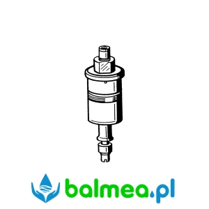 Element funkcyjny przeznaczony do armatury samozamykającej z regulacją temperatury  w bateriach pionowych.