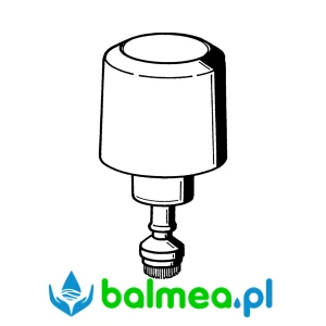 Część górna do przyciskowej armatury spłukującej WC