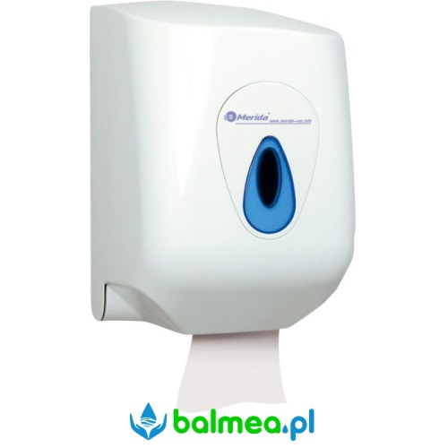 Podajnik na ręczniki papierowe w rolach MERIDA TOP MAXI - okienko niebieskie.jpg