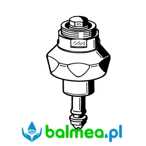 Część górna armatury samozamykającej z zaworem elektromagnetycznym
