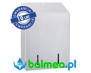 Pojemnik na papier toaletowy w listkach Merida Stella stal matowa 900 szt