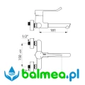 Ścienna bateria z regulatorem ciśnienia do umywalki - rysunek.jpg