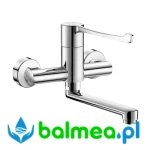 Sekwencyjna mechaniczna bateria ścienna do umywalki