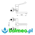Ścienna bateria z regulatorem ciśnienia do umywalki - rysunek.jpg
