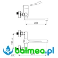 Ścienna bateria z regulatorem ciśnienia do umywalki - rysunek.jpg