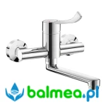 Ścienna bateria mechaniczna do umywalki