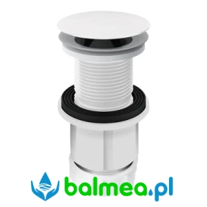 Higieniczny korek umywalkowy z membraną