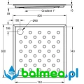 Brodzik stalowy 80 x 80 cm rysunek techniczny.jpg