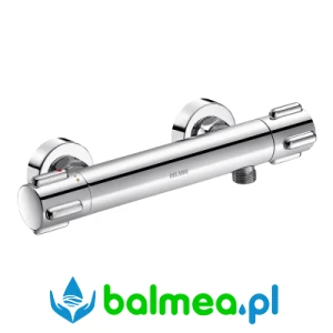 Termostatyczna, dwuuchwytowa bateria natryskowa