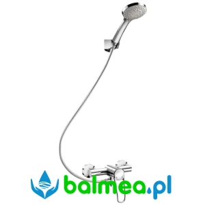 Komplet natryskowy samoopróżniający z jednouchwytową baterią mechaniczną