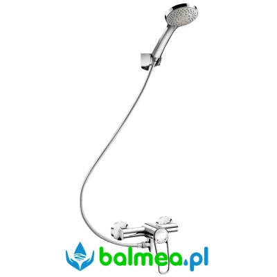 Komplet natryskowy samoopróżniający z baterią mechaniczną.webp