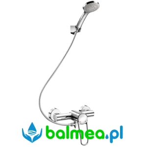 Komplet natryskowy samoopróżniający z jednouchwytową baterią mechaniczną