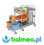 Zestaw do sprzątania Splast TSZ-0002 sześciowiadrowy z workiem na śmieci i kuwetami