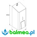 Dozownik mydła w pianie MERIDA STELLA R10 ADVANCED - stal matowa_2.jpg