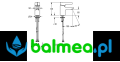 Bateria umywalkowa jednouchwytowa F5 FRANKE F5LM1001 rysunek techniczny.png