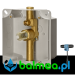 Puszka montażowa mechanizmu spłukującego podtynkowego do pisuaru Franke