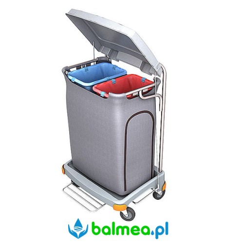 Wózek na odpady Splast TSOP-0020 dwuworkowy z tworzywa sztucznego z pedałem.jpg