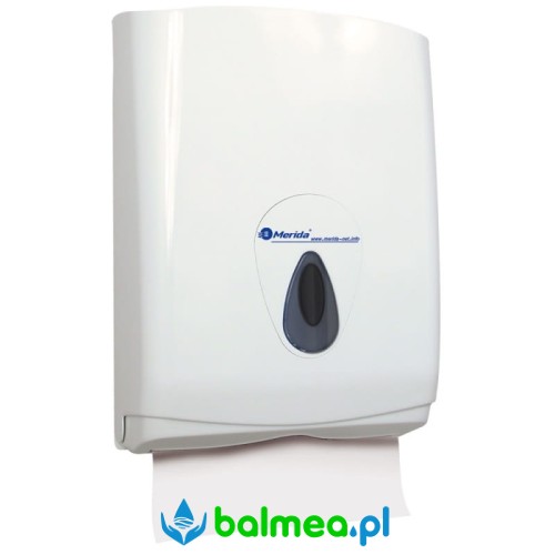 Podajnik na pojedyncze ręczniki papierowe MERIDA TOP MAXI - okienko szare.jpg