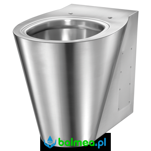 Miska WC stojąca ze stali nierdzewnej DELABIE BCN P zdjęcie.png
