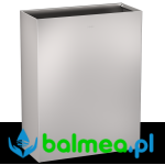 Kosz naścienny na odpady RODAN 60 l stal nierdzewna