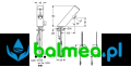 Bateria umywalkowa F3 FRANKE F3EM1003 rysunek techniczny.png